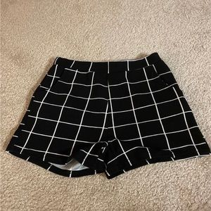 Black and White Checkered shorts